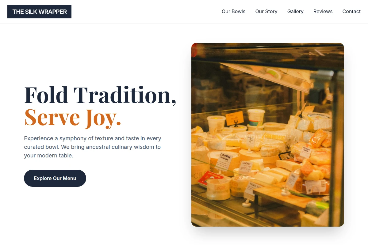 Bowl Specialty Food