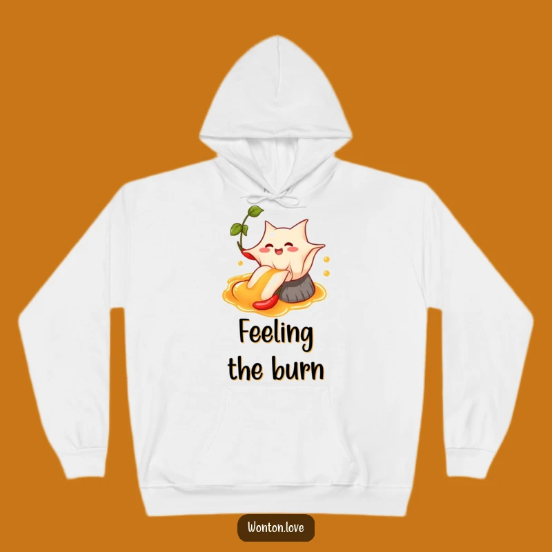 Funny Wonton Chili Oil Hoodie: Cozy Wonton Slide Sweatshirt for Warm Thrills