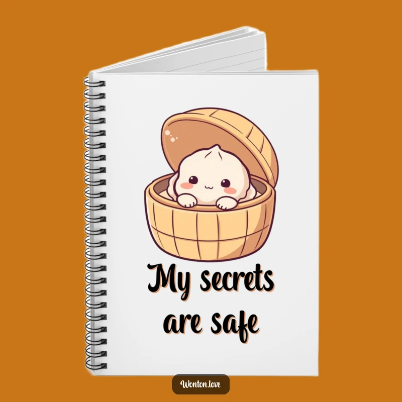 Funny Shy Dumpling Notebook: Peeking Baozi - Jot Down Secrets Quietly!