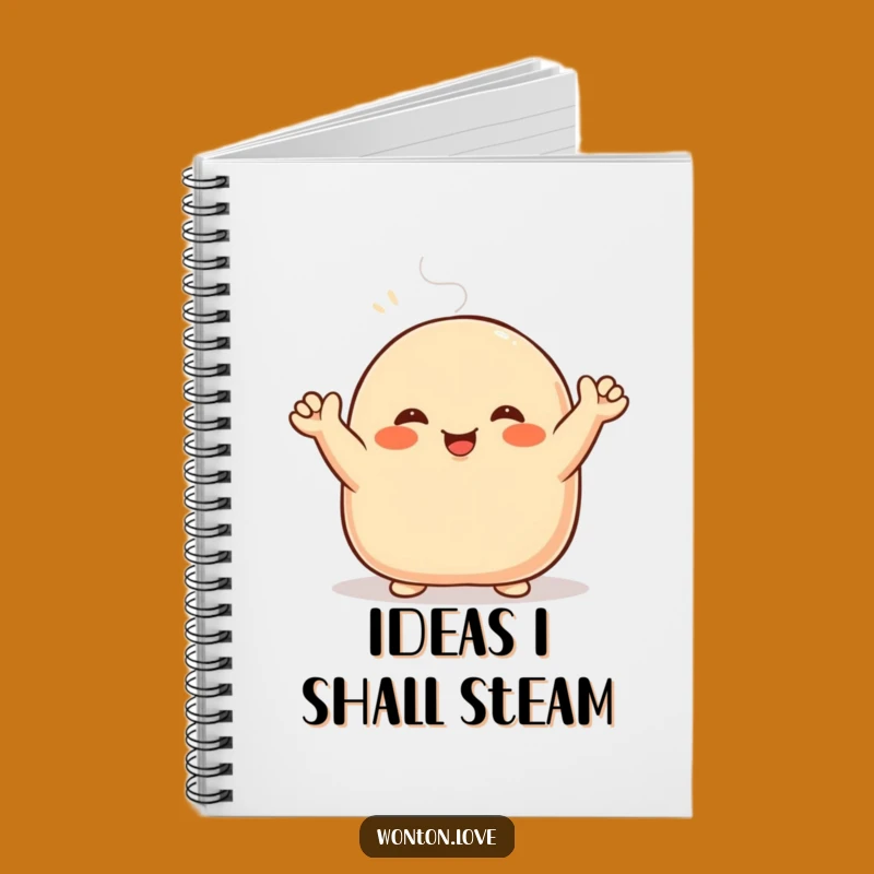 Funny Steamed Bun Notebook: Waving Bao - Journal Your Funny Thoughts!