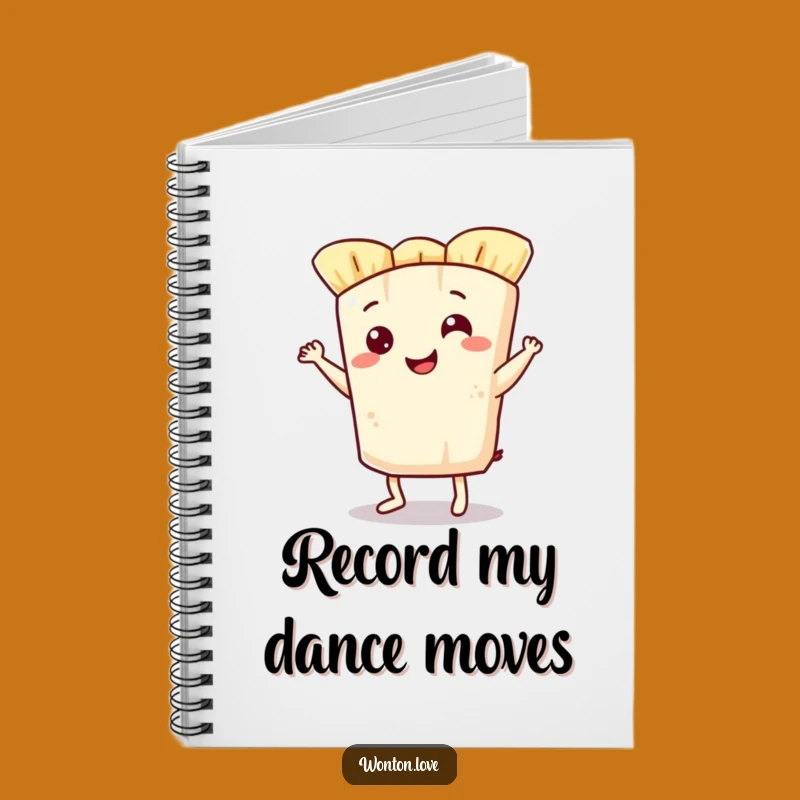 Funny Wonton Jig Notebook: Jot Down Notes with Dancing Flair