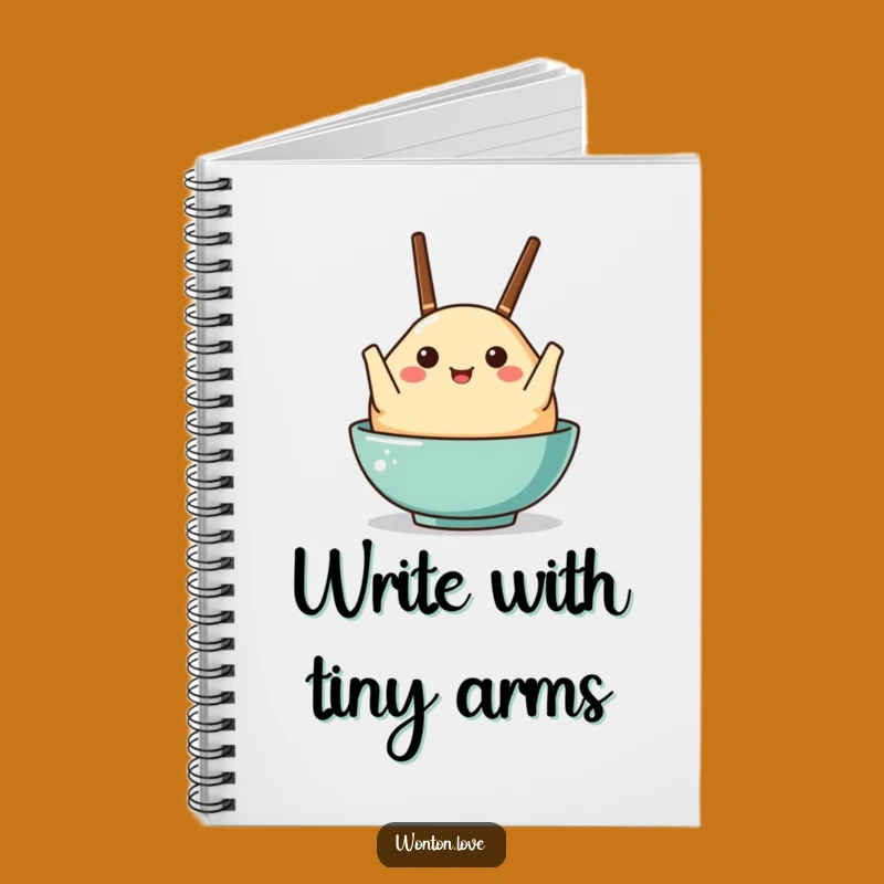 Funny Chopstick Wonton Notebook: Jot Down Ideas with Quirky Flair