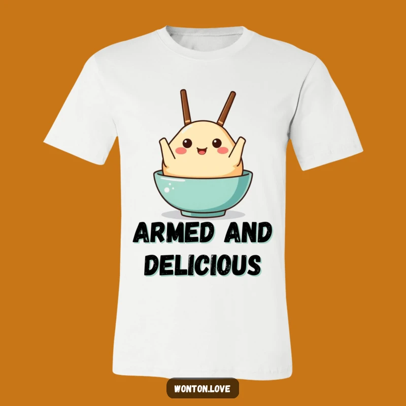 Funny Chopstick Wonton T-Shirt: Wearable Humor for Food Fans