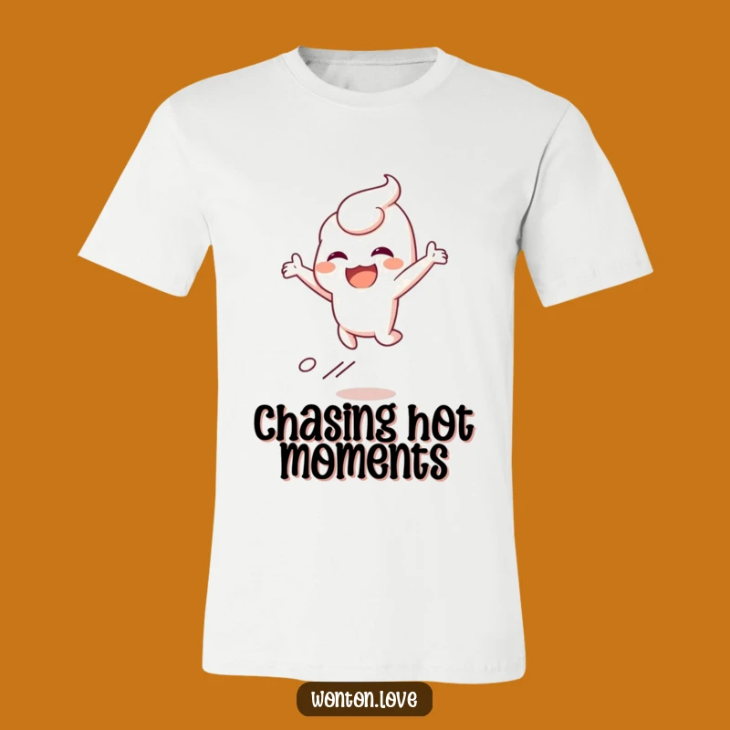 Funny Steamy Wonton Leap T-Shirt: Wearable Joy with a Humorous Twist