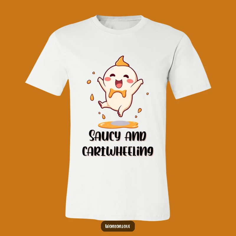 Funny Wonton Cartwheel T-Shirt: Wear Your Joyful Mess with Pride