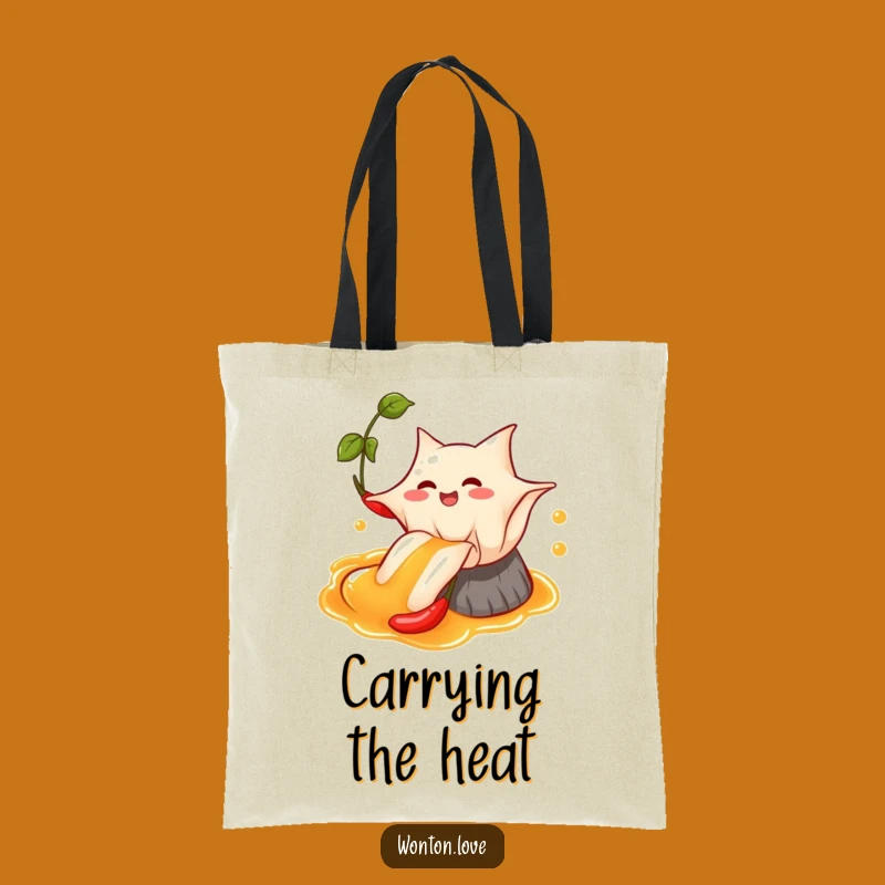 Funny Wonton Chili Oil Tote Bag: Wonton Slide Carry-All for Your Adventures